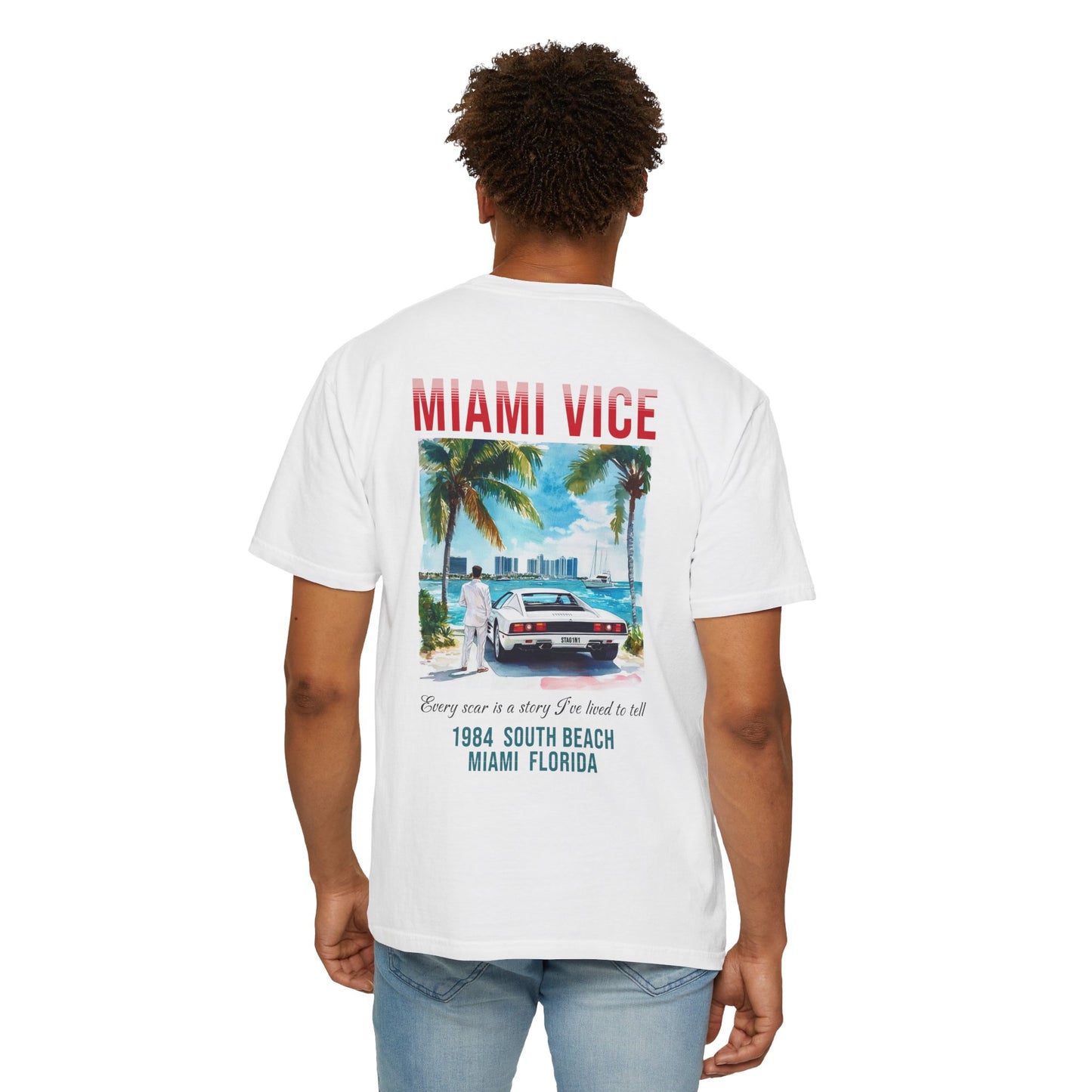 Miami Vice 1980s Graphic T-Shirt