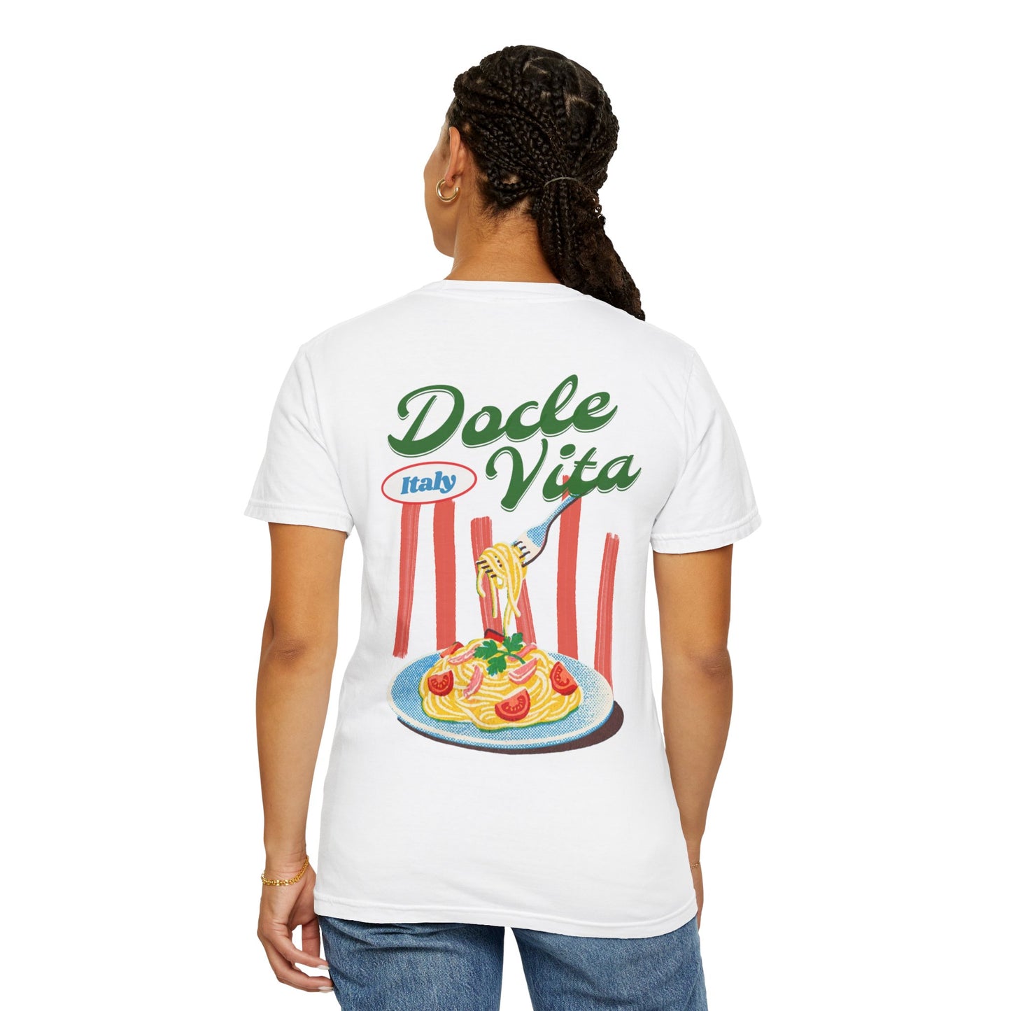 Dolce Vita Italy Pasta Graphic T-Shirt