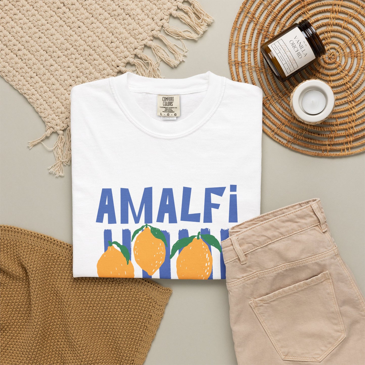 Amalfi Lemons Graphic T-Shirt - Italy Travel Tee