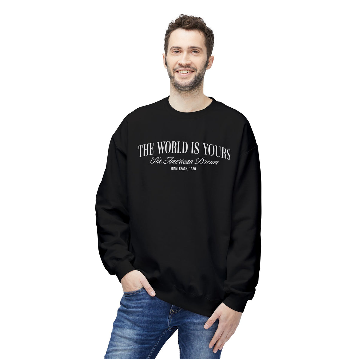 The World Is Yours Vintage Graphic Sweatshirt