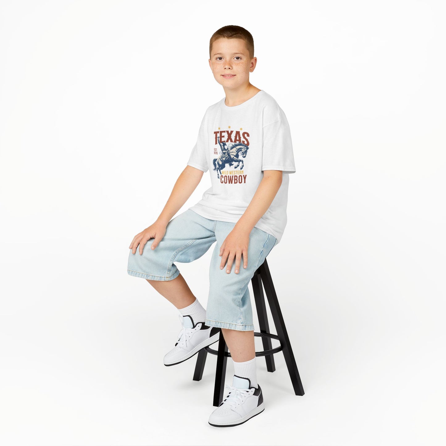 Texas Wild West Cowboy Kids T-Shirt