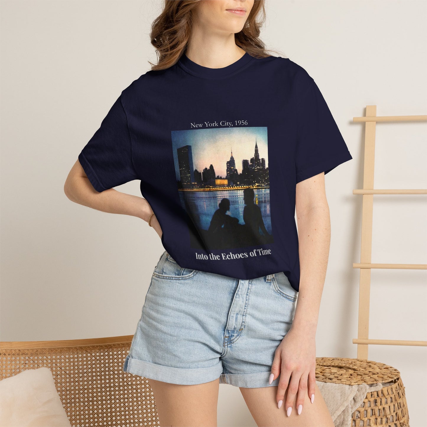New York City Manhattan Photograph 1950s Graphic T-Shirt