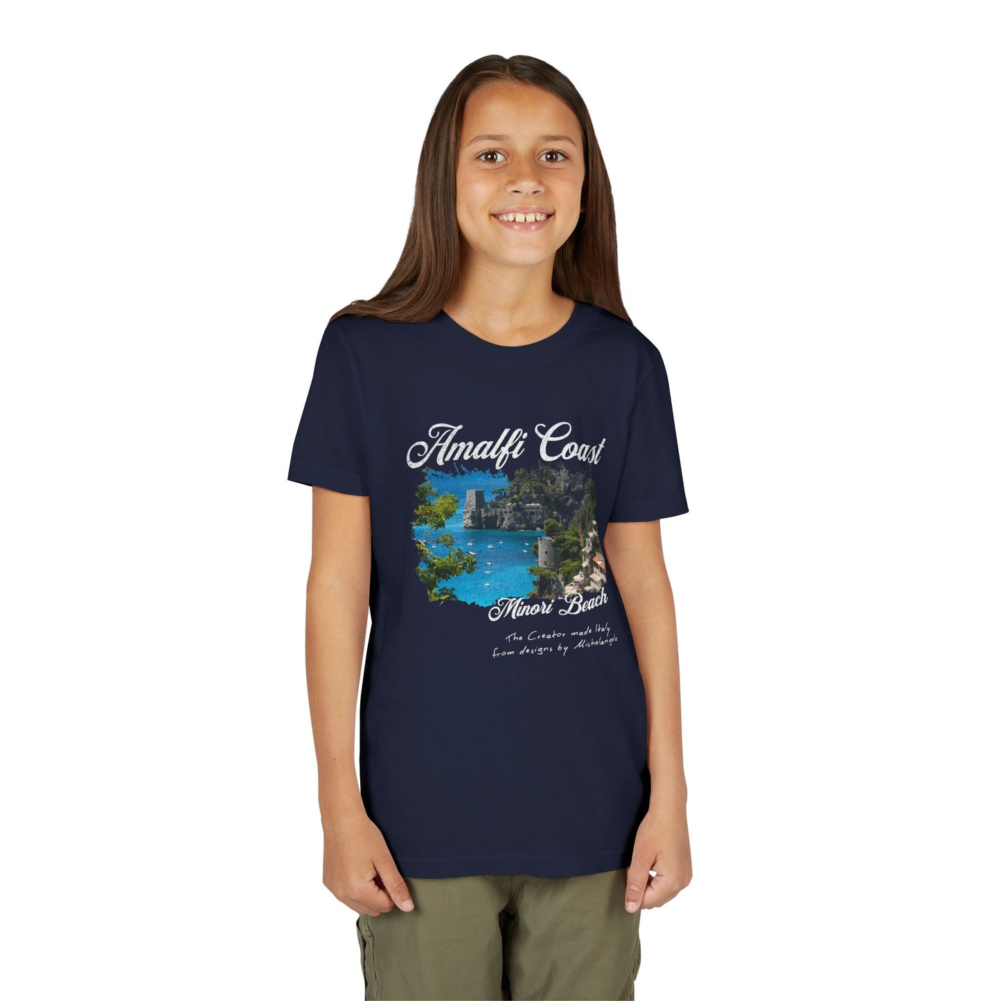 Amalfi Italy Minori Beach Kids' T-shirt