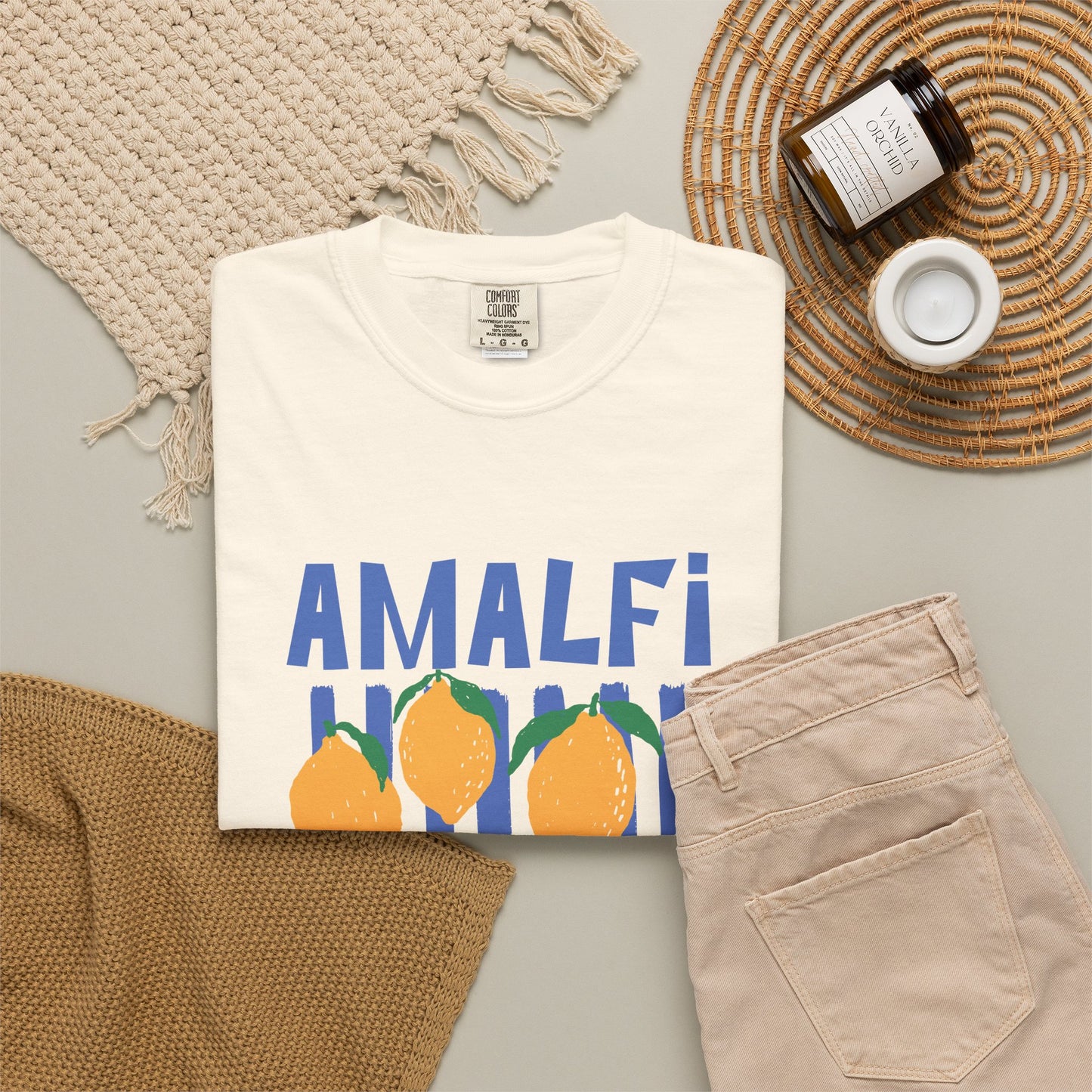 Amalfi Lemons Graphic T-Shirt - Italy Travel Tee