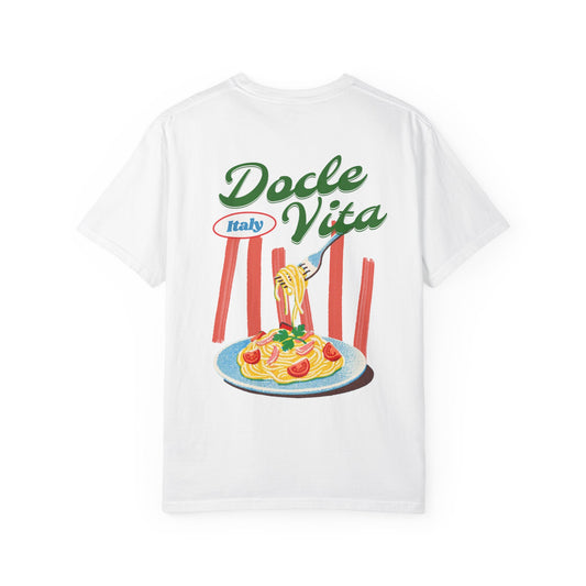 Dolce Vita Italy Pasta Graphic T-Shirt