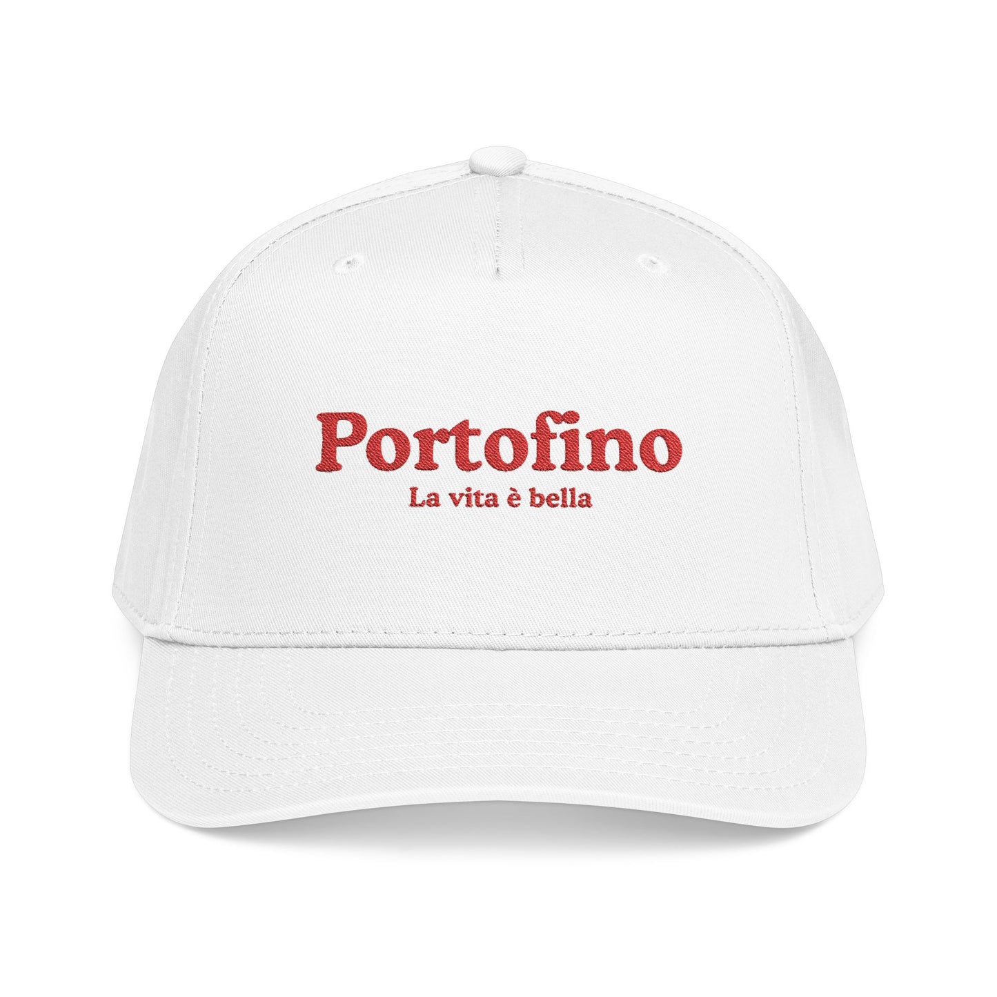 Portofino Mid-Profile Cap – White