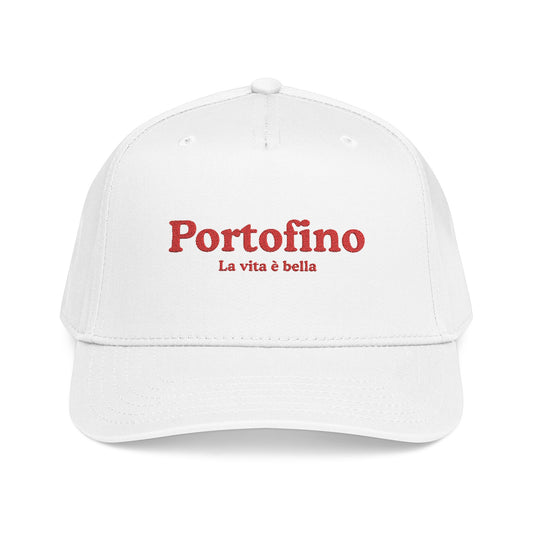 Portofino Mid-Profile Cap – White