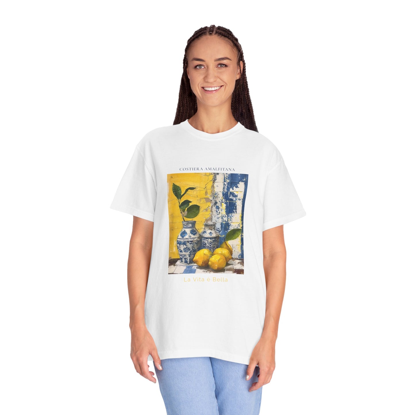 Amalfi Lemon La Vita È Bella Graphic T-Shirt