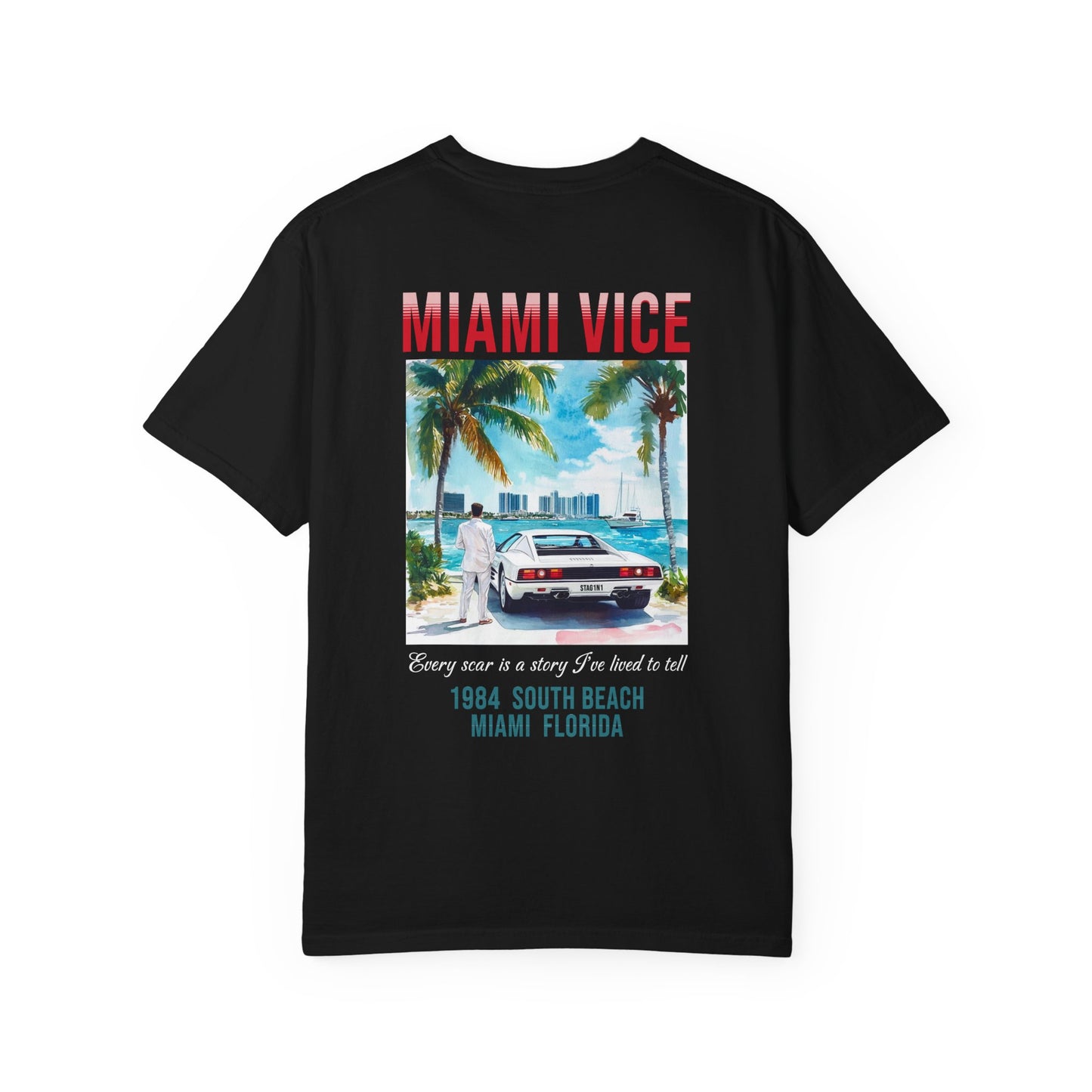 Miami Vice 1980s Graphic T-Shirt