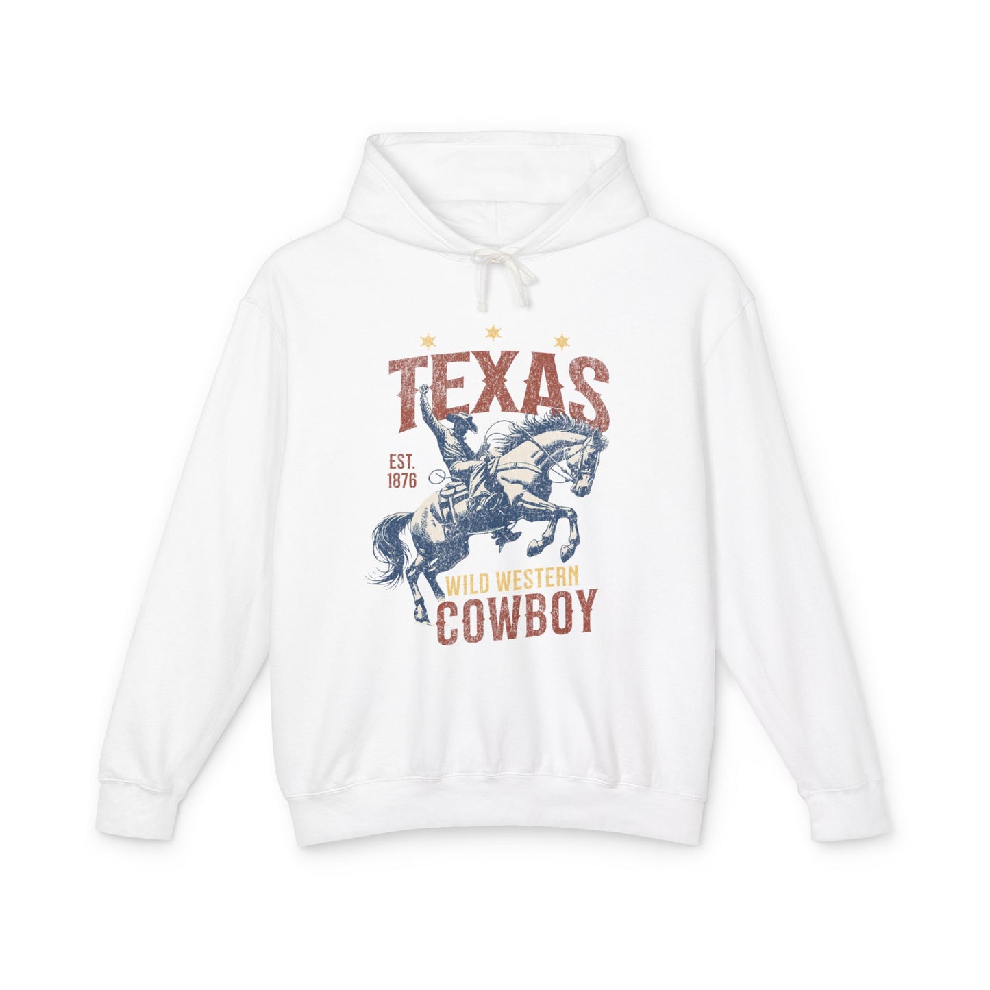 Texas Western Cowboy Graphic Hoodie