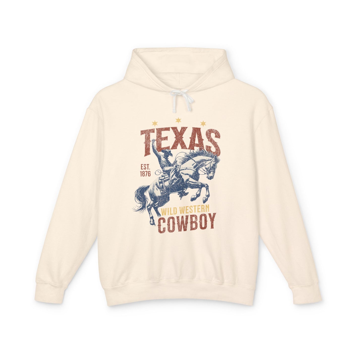 Texas Western Cowboy Graphic Hoodie