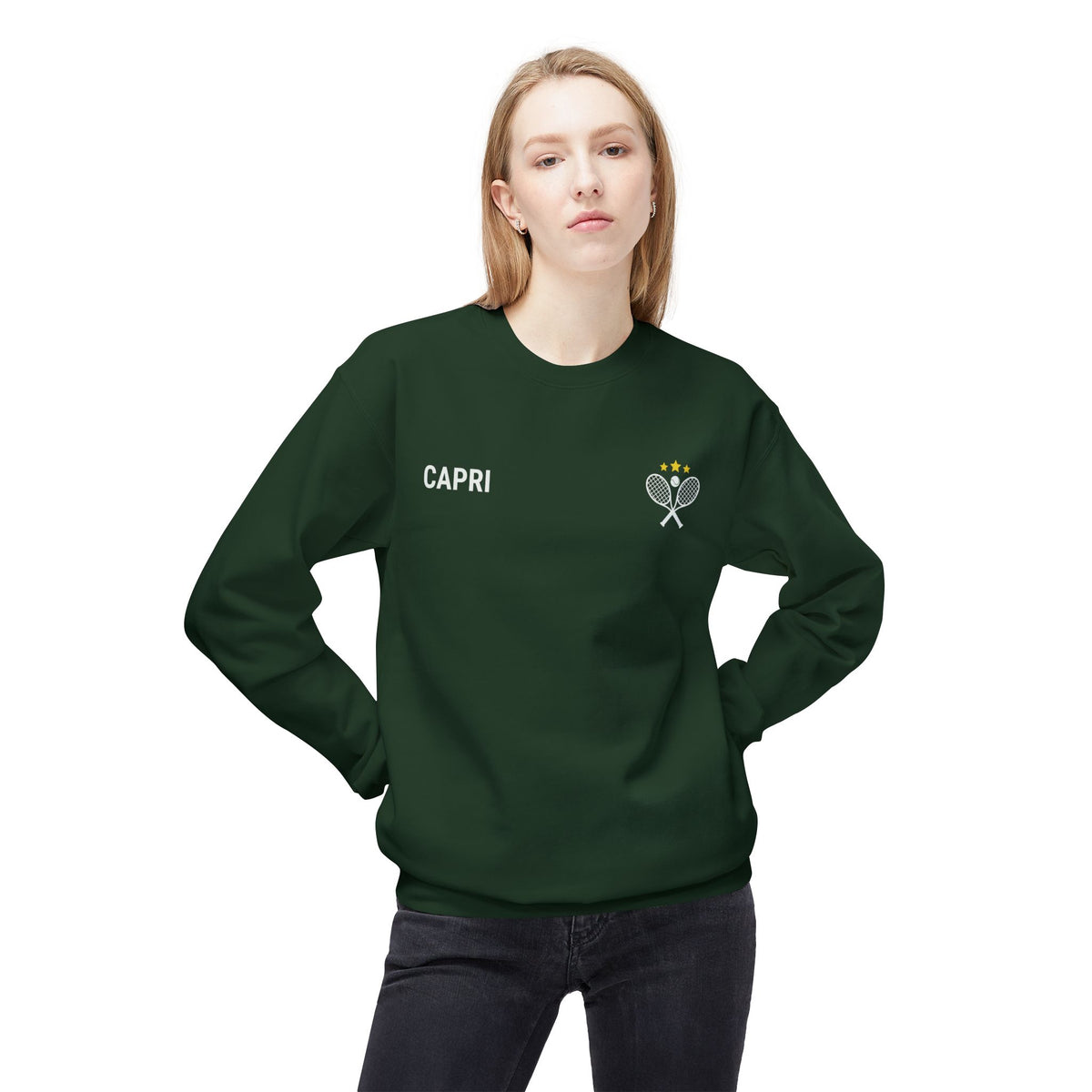 Capri Tennis & Yacht Club Graphic Sweatshirt