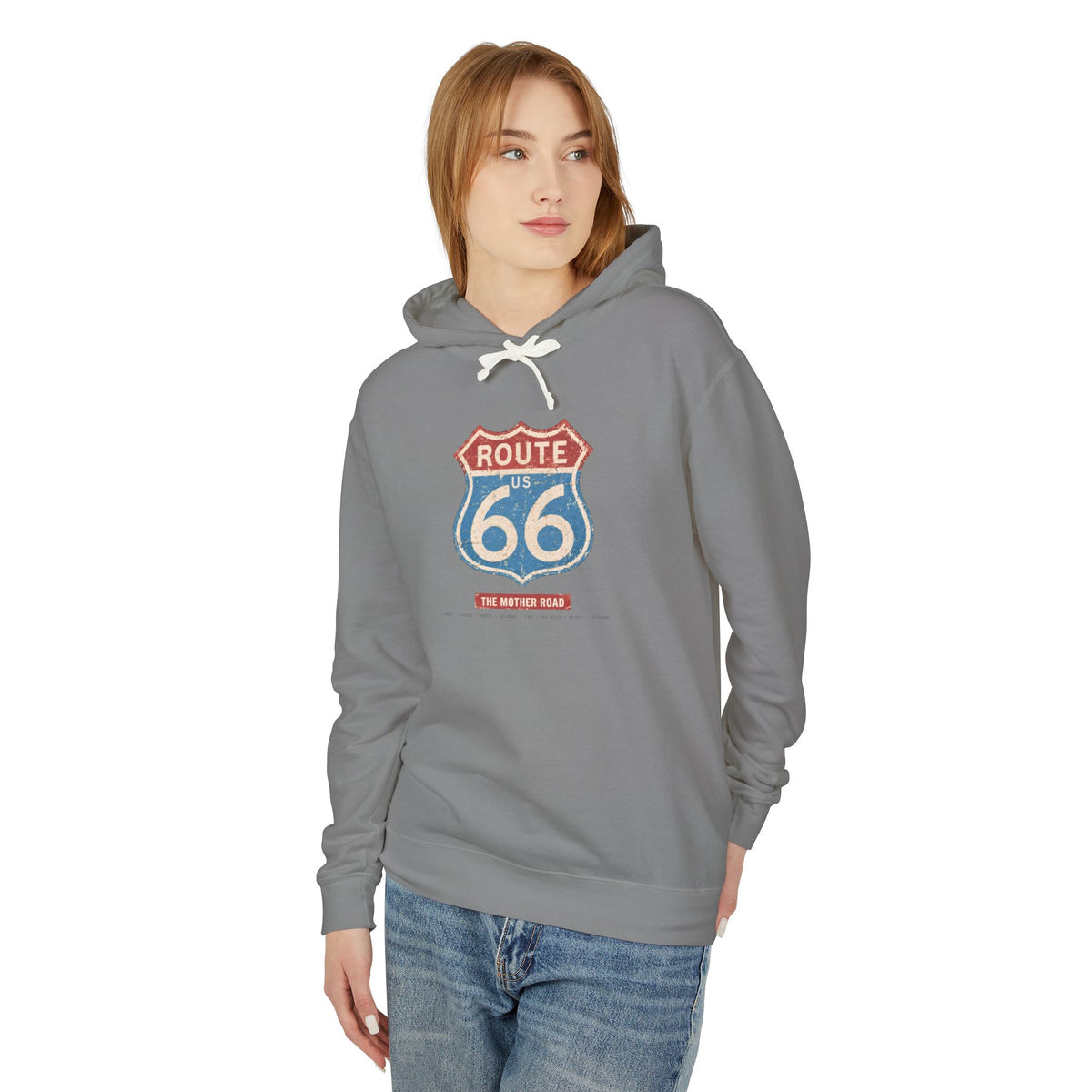 Route 66 Retro Graphic Hoodie