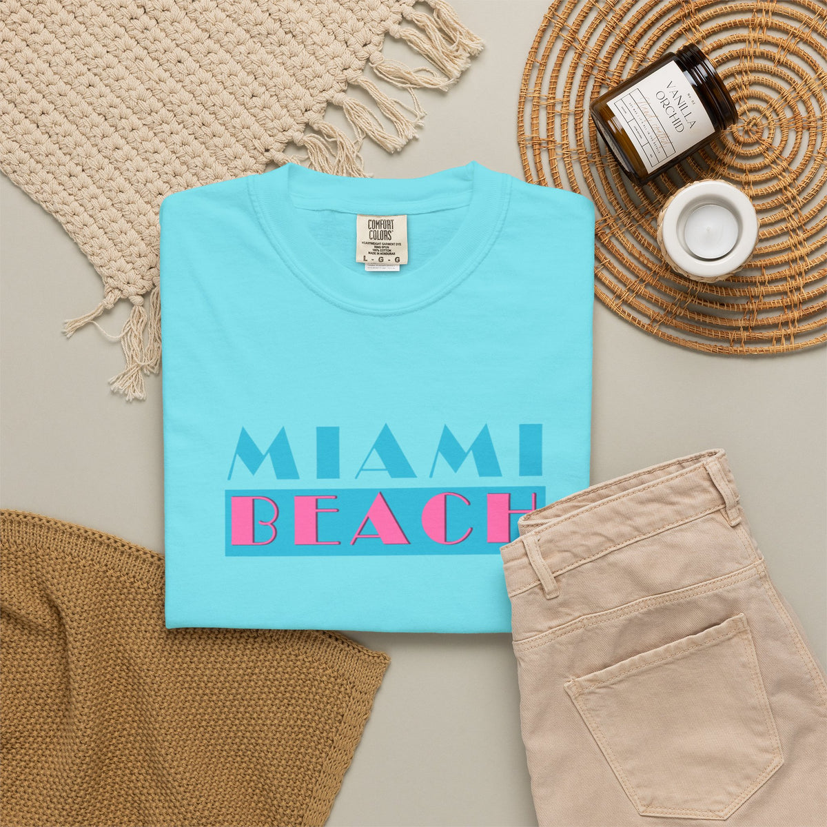 Miami Beach Retro Graphic T-Shirt